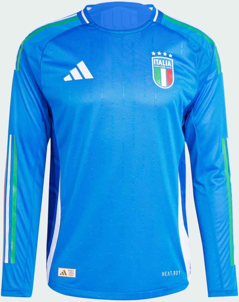 Italien 24 Long Sleeve Heimtrikot Authentic
