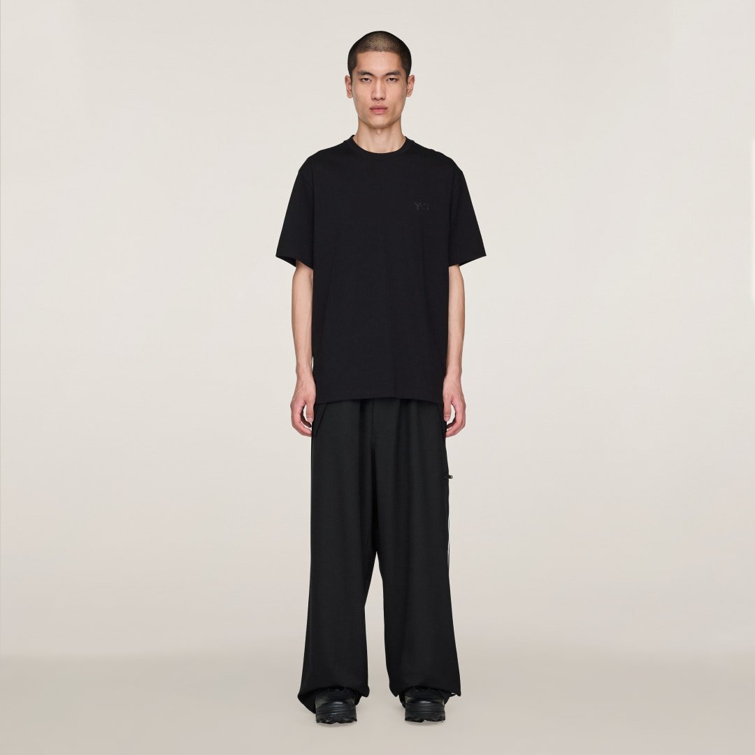 Thumbnail - Y-3 Veredelte Wollhose Bein gerade geschnitten