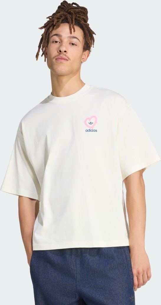 V-DAY BIG HEART GRAFIK-T-SHIRT