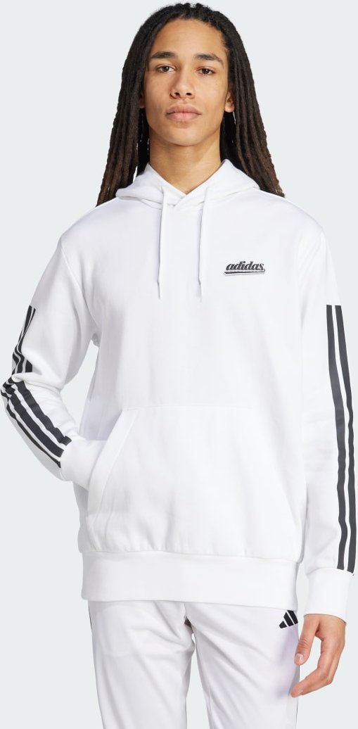 Hoodie mit farbigem Schriftzug