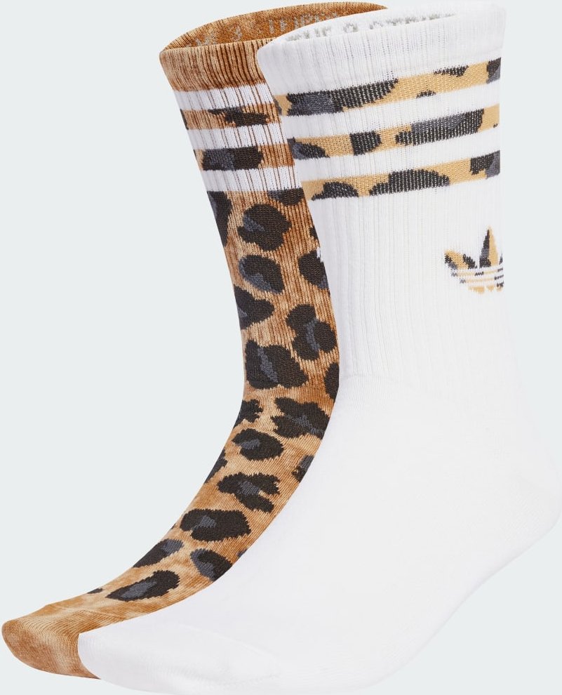 Thumbnail - Leopard Crew Socken, 2 Paar
