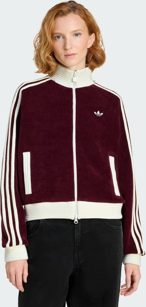 ADIDAS ORIGINALS JACKE, VELOURS KNIT