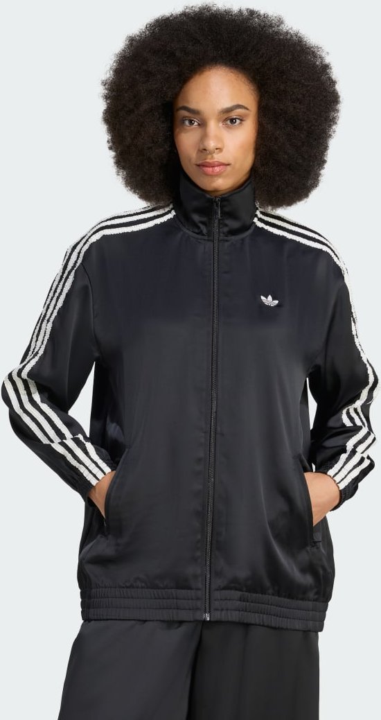 adidas Originals Satin Firebird Trainingsjacke Gerafft 3-Streifen