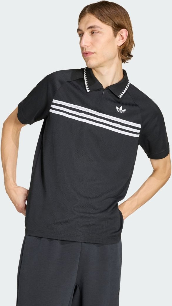 CHEST STRIPES SLIM POLOSHIRT