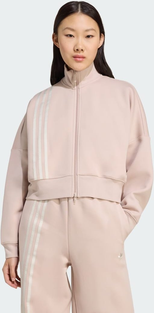 Off Placed 3-Streifen Zip Up