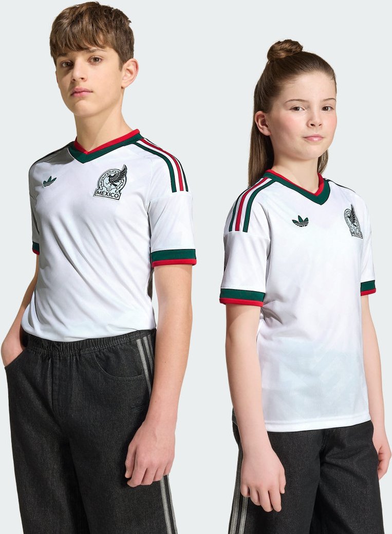 Thumbnail - Mexiko 26 Kids Auswärtstrikot