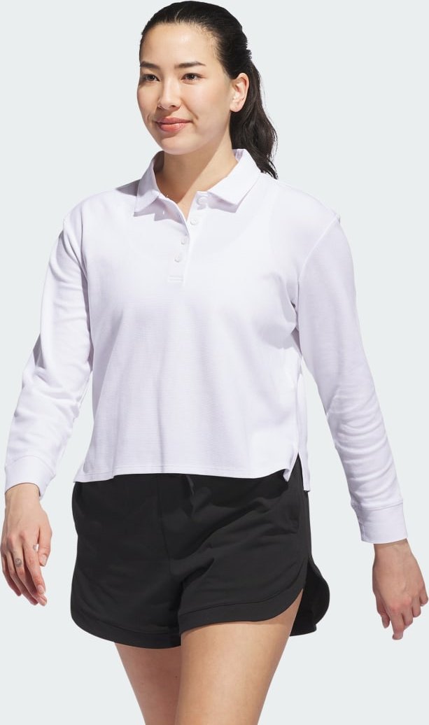Beyond Long Sleeve Loose Polo Shirt
