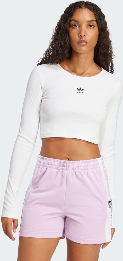 Essentials Ribbed Crop-Shirt