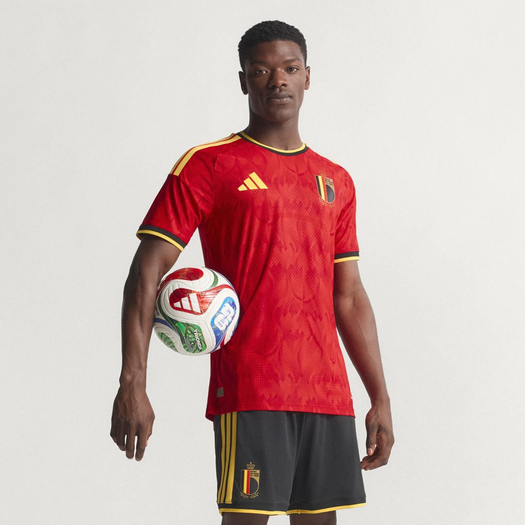 Authentisches Belgien 26 Heimtrikot
