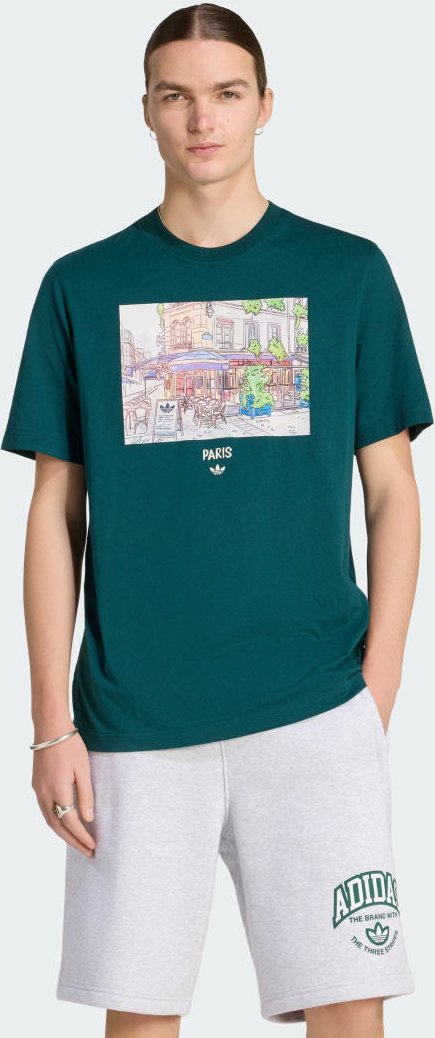 Painting Paris Street View Grafik T-Shirt