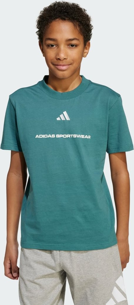 Thumbnail - adidas Slogan Single Jersey T-Shirt