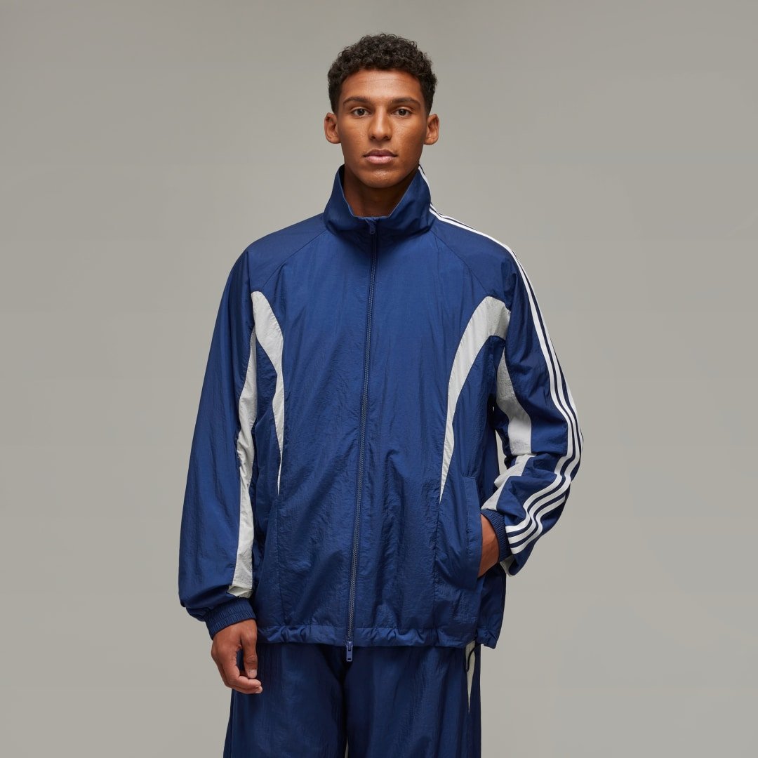 Y-3 3-Streifen Nylon Shell Jacke