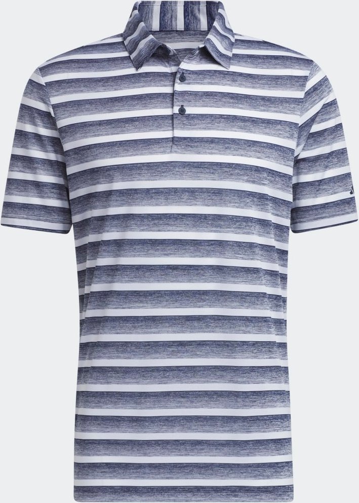 Two-Color Striped Poloshirt