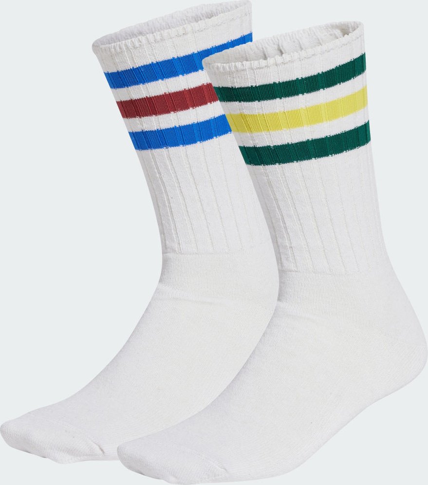 Ribbed Crew Socken, 2 Paar