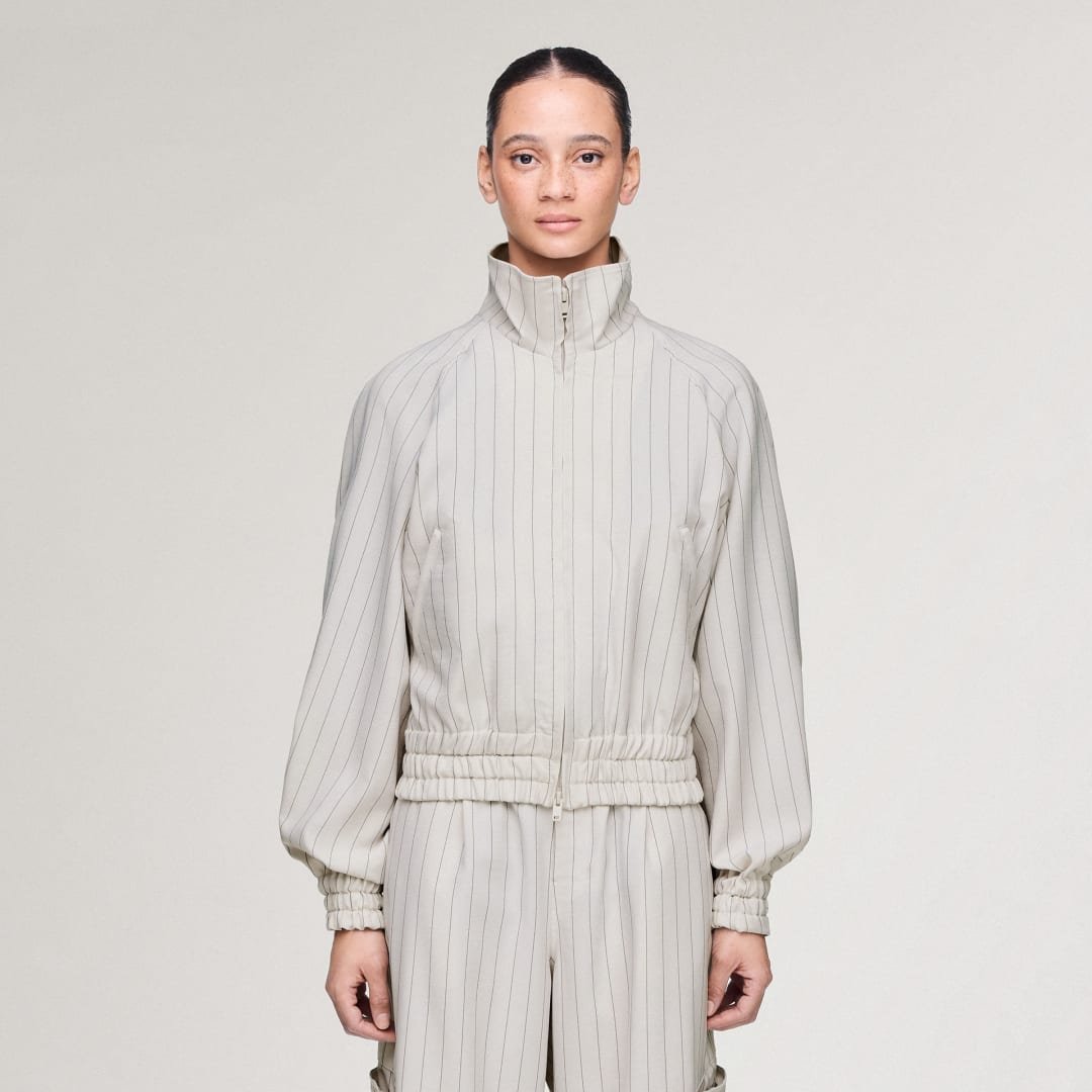 Y-3 PINSTRIPE SPORT UNIFORM BLOUSON