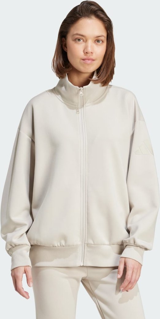 Soft Lux Oberteil, durchgehender Reißverschluss, locker geschnitten