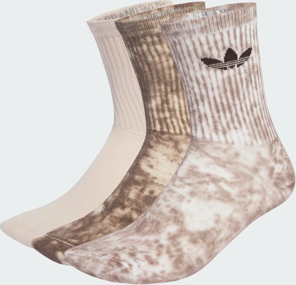 Tie Dye Crew Socken, 3 Paar