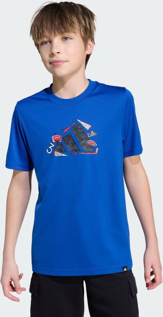 CLIMACOOL T-Shirt mit Camouflage-Grafik für Kinder