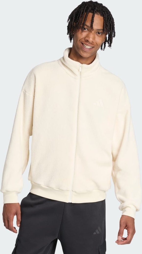 Future Icons Small Logo Low Pile Fleece Track Top