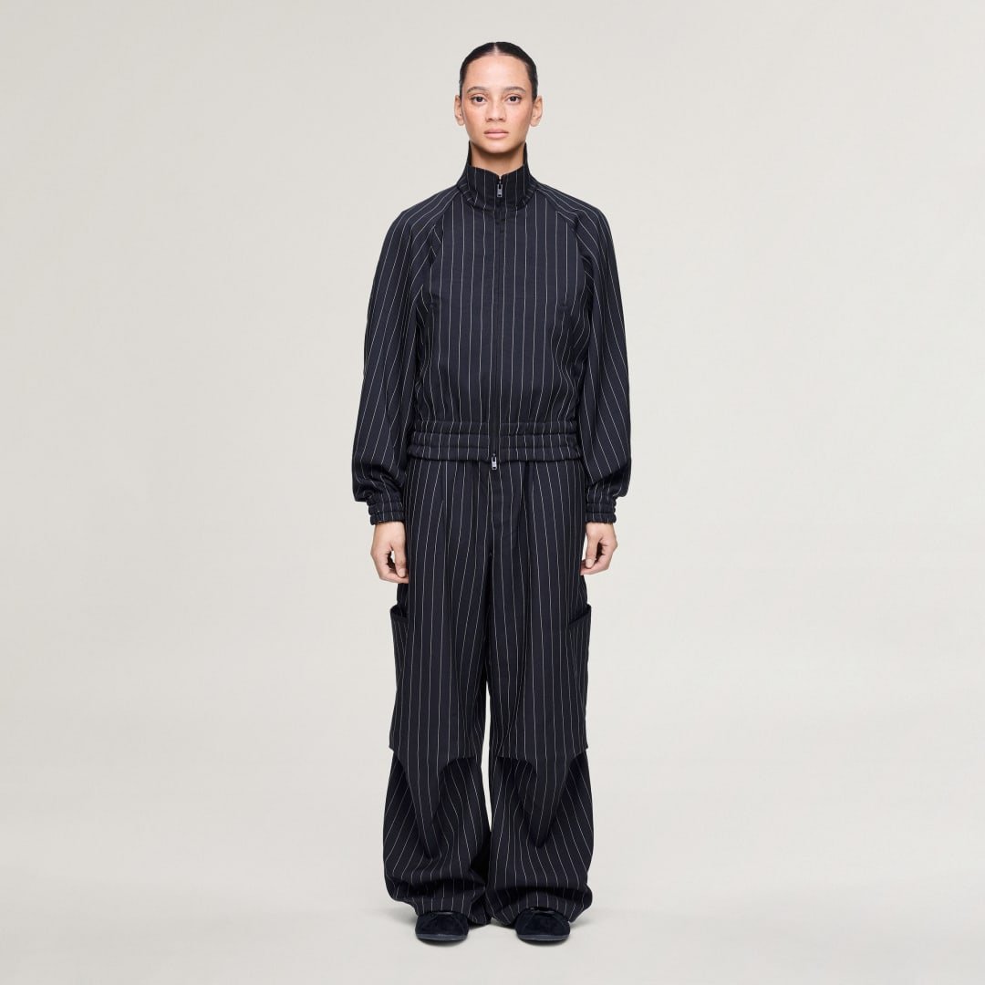 Y-3 PINSTRIPE UT STRAIGHT LEG HOSE