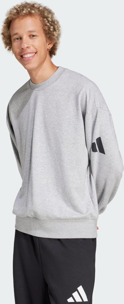 Thumbnail - Essentials Loose Fit 3 Bar Logo Sweatshirt