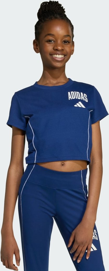 Train Essentials Collegiate Print T-Shirt für Kinder und Teens