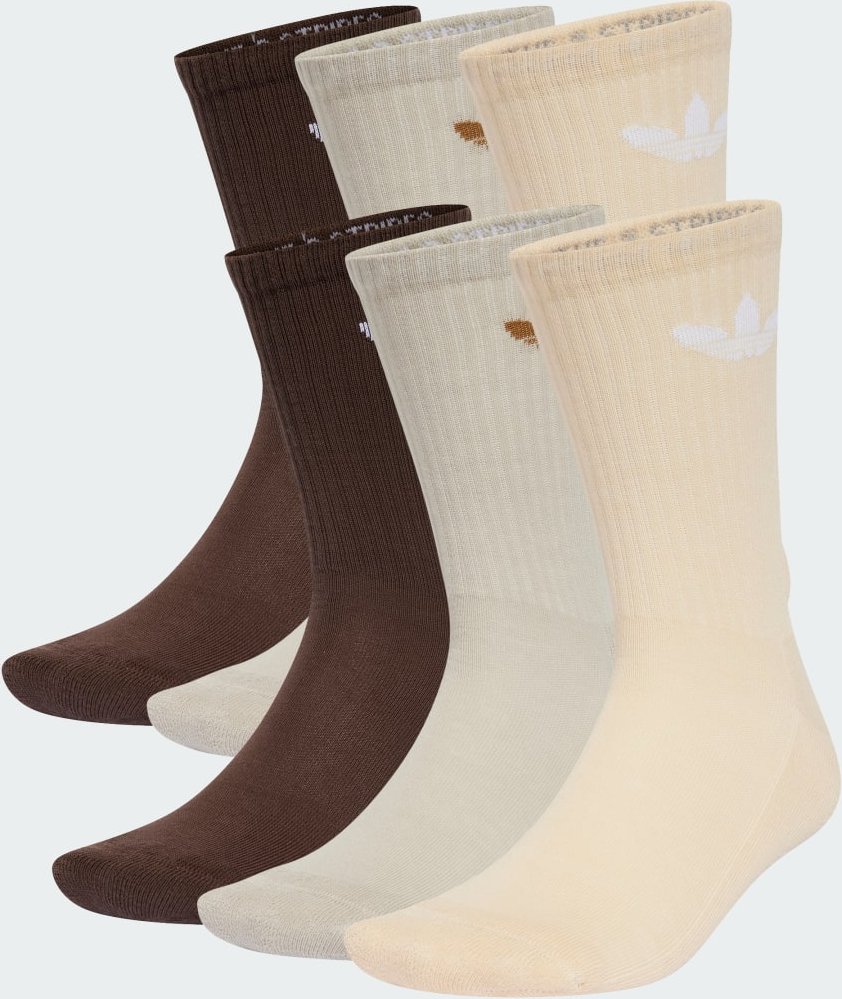 Trefoil Cushion Crew Socken, 6 Paar