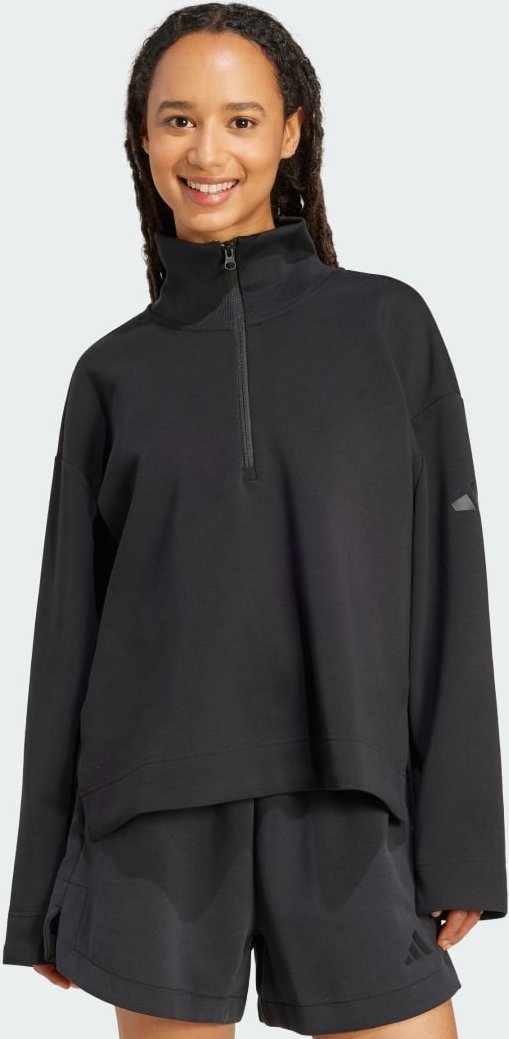 Thumbnail - Soft Lux Quarter-Zip Sweatshirt