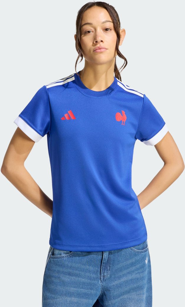 Frankreich Rugby Home Replica Supporter Frauen T-Shirt