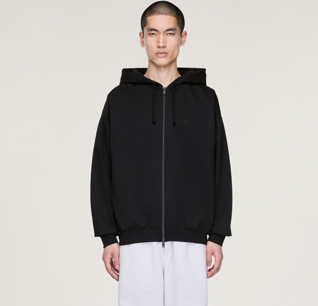 Y-3 Brushed Terry Kapuzenjacke