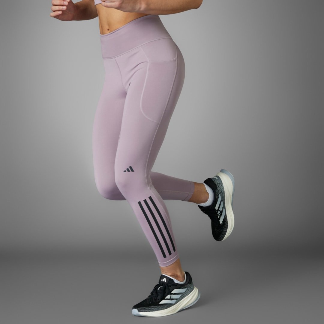 adidas DailyRun 3-Streifen 7/8-Leggings