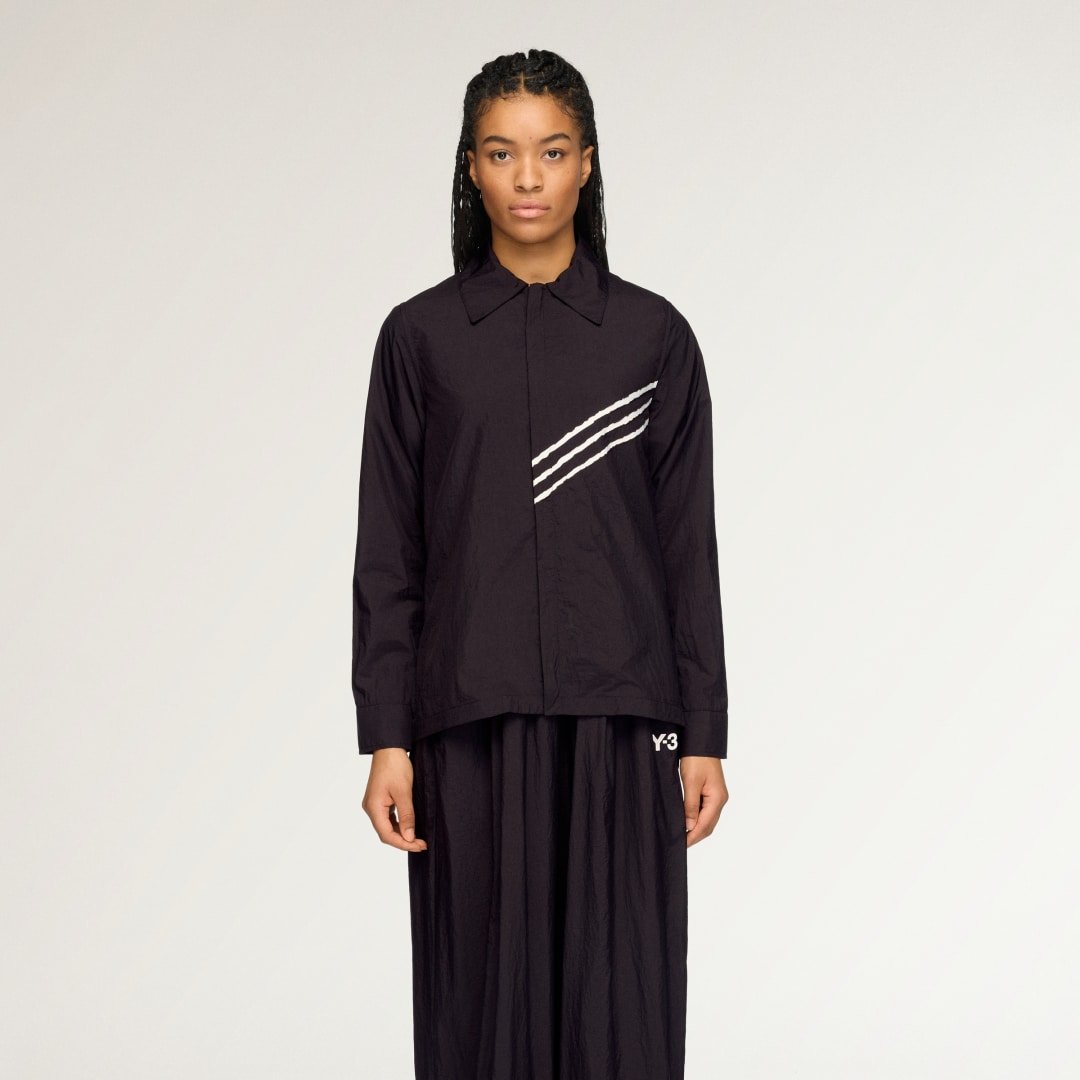 Y-3 RAW EDGE 3-STREIFEN HEMD