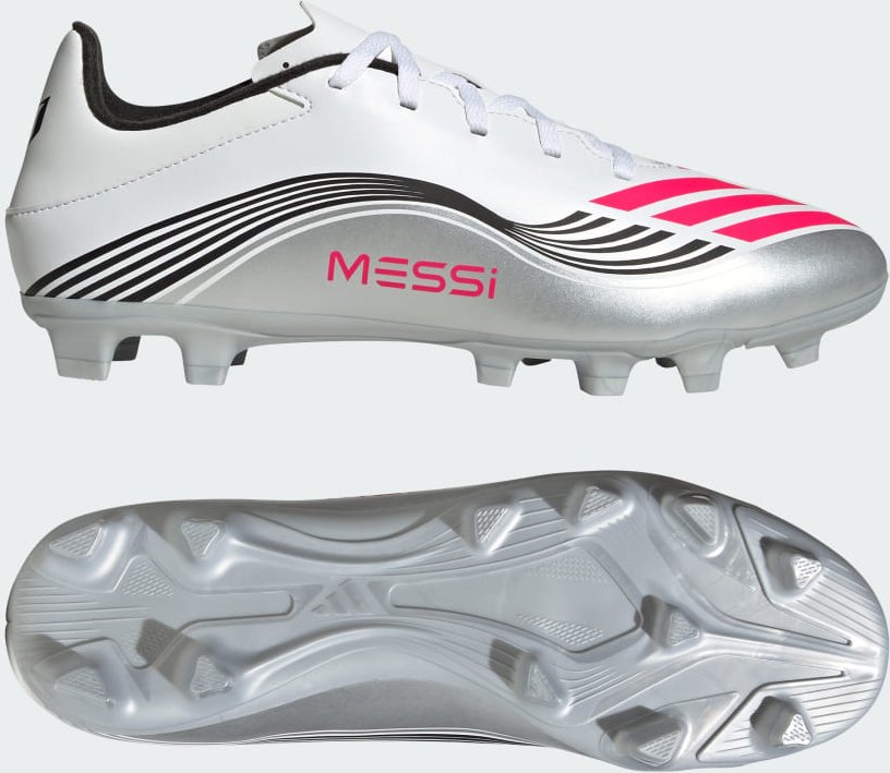 F50 Messi Club Fußballschuh für Hart- und Aschenplätze