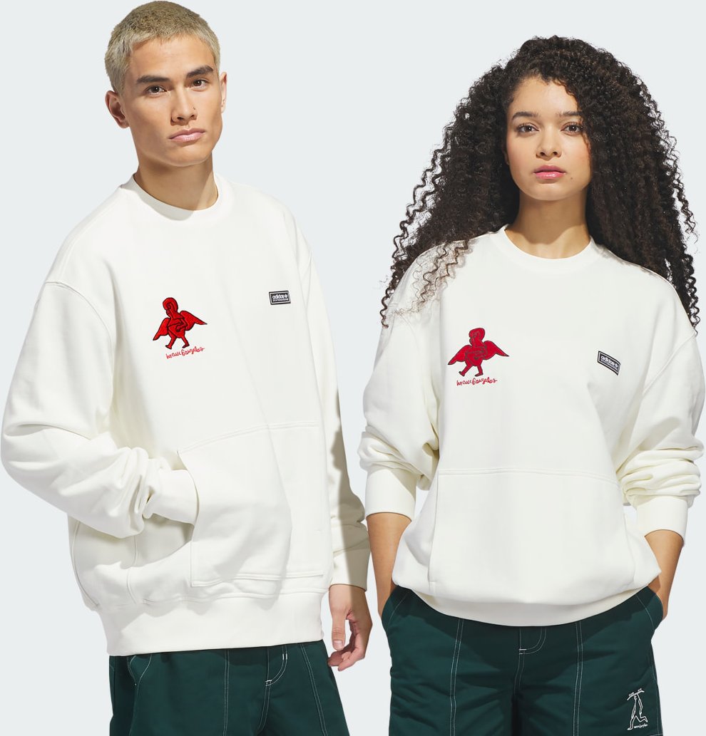 SKATEBOARDING x MARK GONZALES PULLOVER MIT RUNDHALSAUSSCHNITT