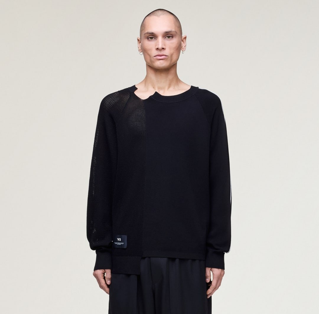 Y-3 LOGO STRICKPULLOVER