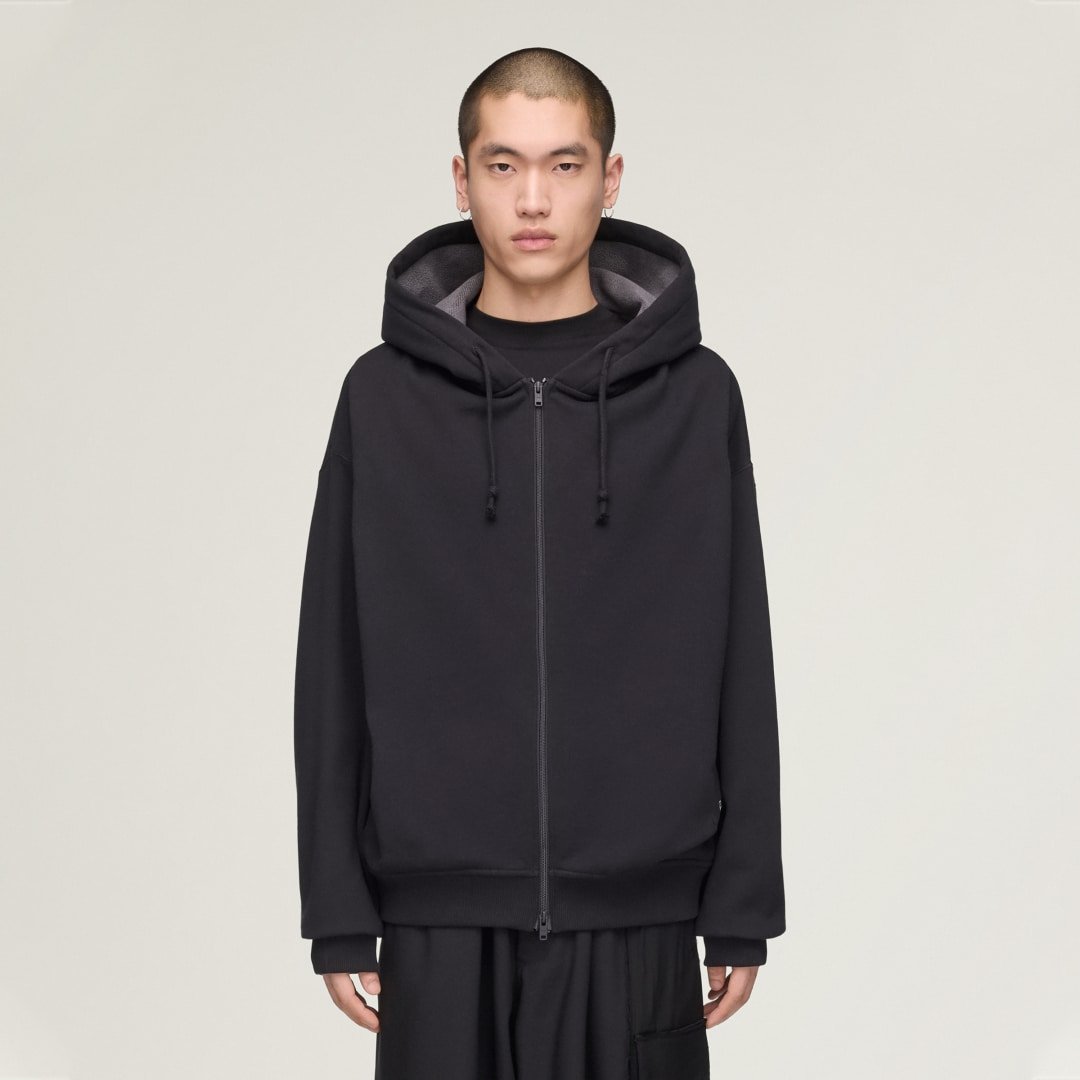 Y-3 MERCEDES REISSVERSCHLUSS KAPUZENJACKE