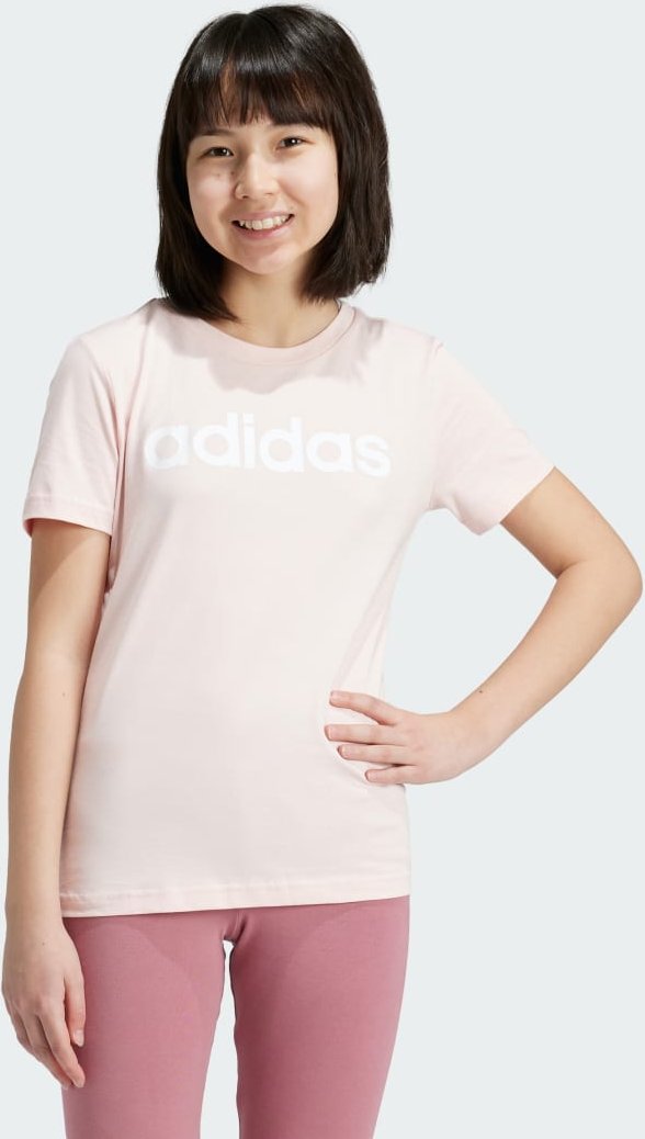 Essentials Linear Logo Cotton Slim Fit T-Shirt