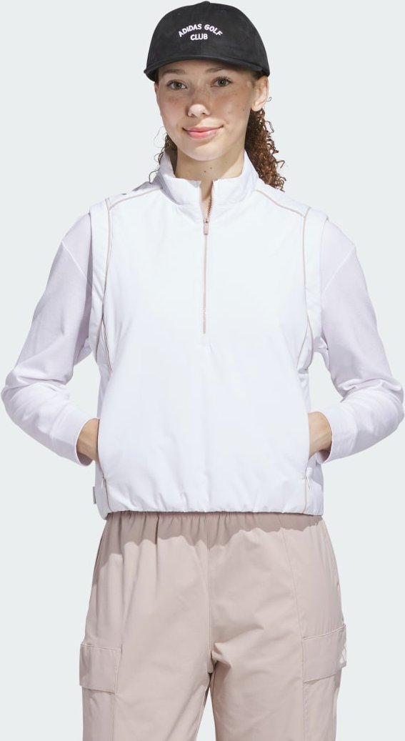 Beyond The Course Twistweave Loose Quarter-Zip Weste
