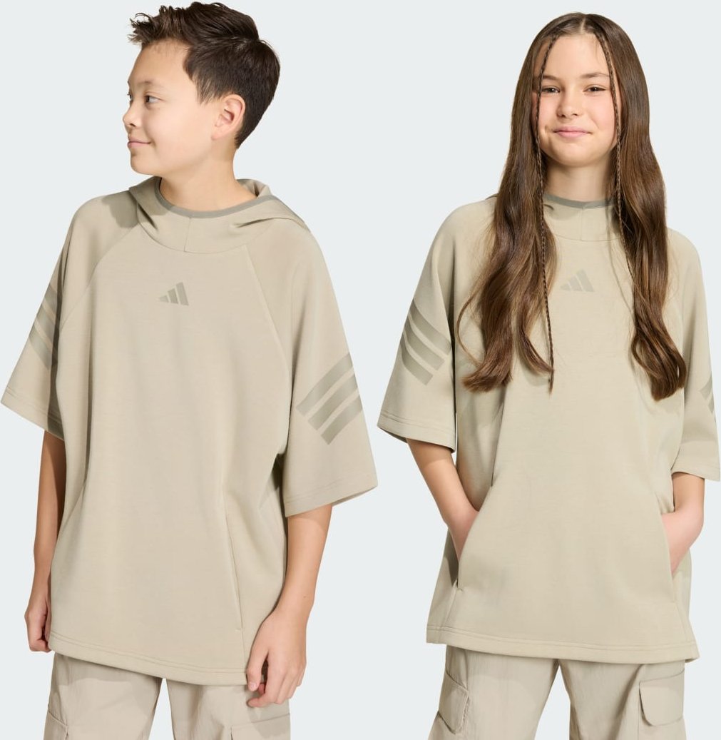 FUTURE ICONS 3-STREIFEN KURZARM-HOODIE