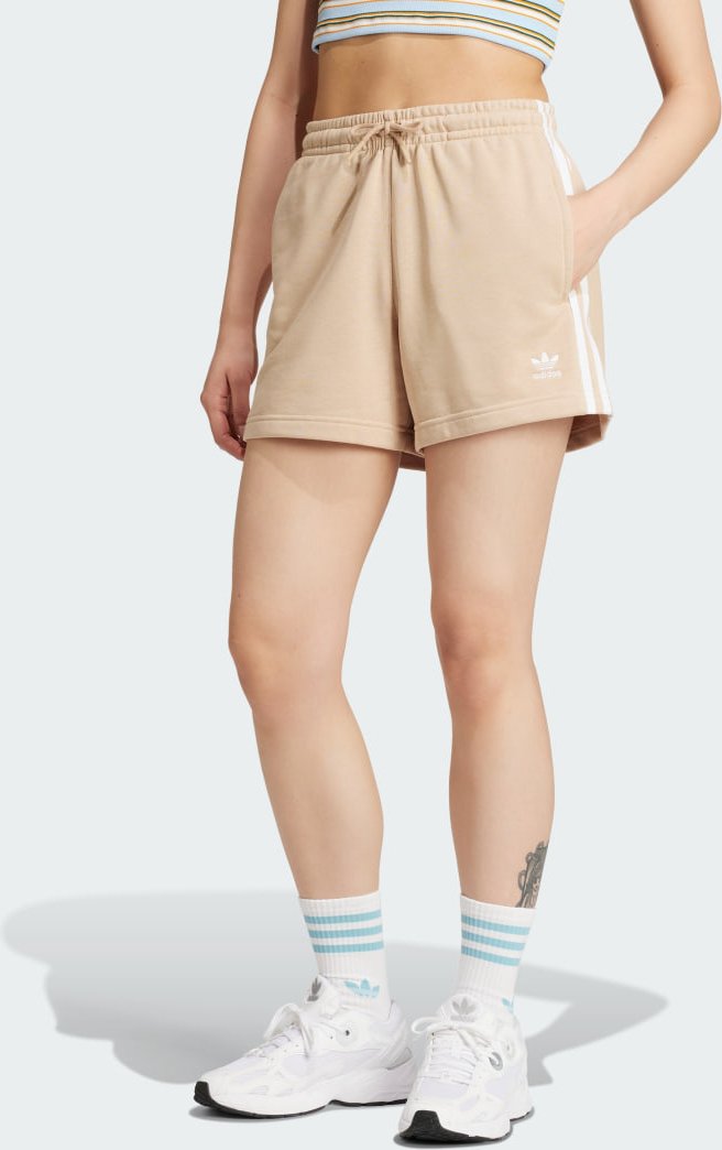 3-Streifen French Terry Shorts