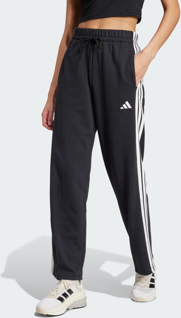 Thumbnail - Essentials 3-Streifen Open Hem French Terry Hose