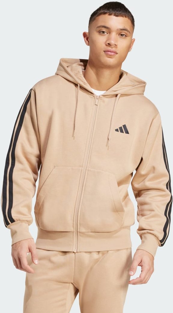 Essentials 3-Streifen Kapuzenjacke