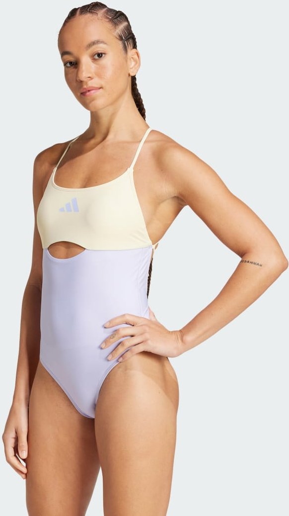 Padded Colorblock X-Back Badeanzug