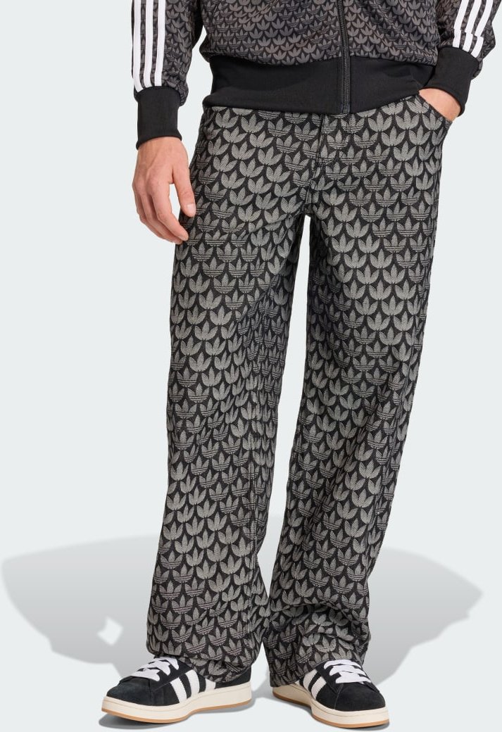 MONOGRAMM JEANSHOSE, LOCKER GESCHNITTEN