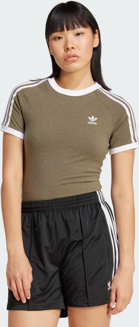 3-Streifen Slim Raglan T-Shirt