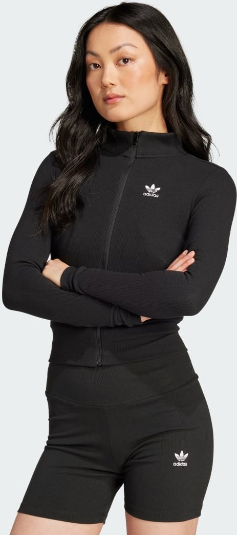 Thumbnail - Essentials Originals Jacke, gerippt, durchgehender Reißverschluss