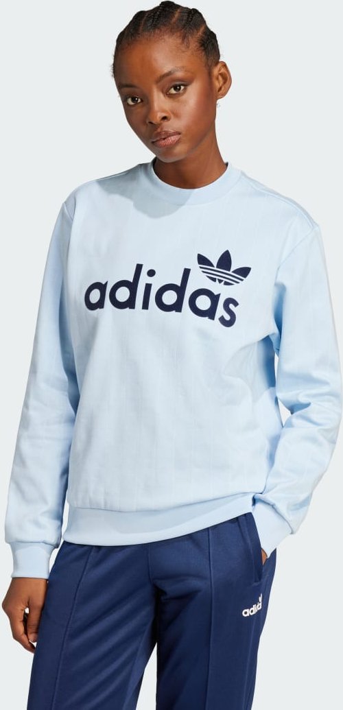 Pinstripe Graphic Sweatshirt