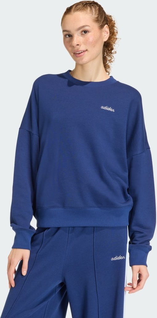 Seasonal Essentials Colorpop Sweatshirt mit aufgestickter Grafik