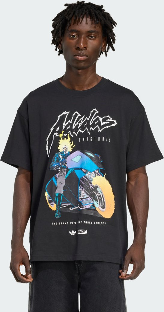 Thumbnail - adidas_Marvel_Ghost Rider Oversize T-Shirt Herren