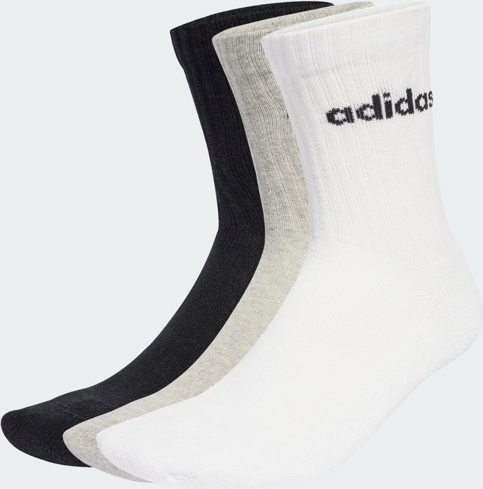 Thumbnail - Linear gepolsterte Crew Socken im 6er-Pack